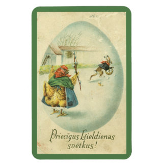 Ímã Vintage Latvian Easter