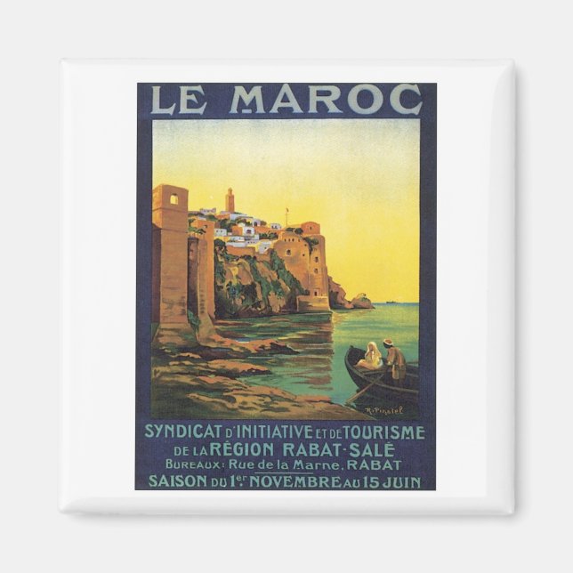 Imã Vintage Le Maroc Marrocos (Frente)