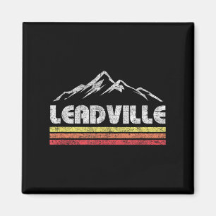 Imã Vintage Leadville Colorado Retro Mountain Bike Ski