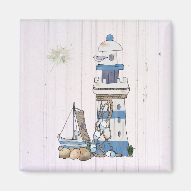 Imã Vintage Leuchtturm (Frente)