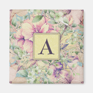 Imã Vintage Lindos Florais de Blush