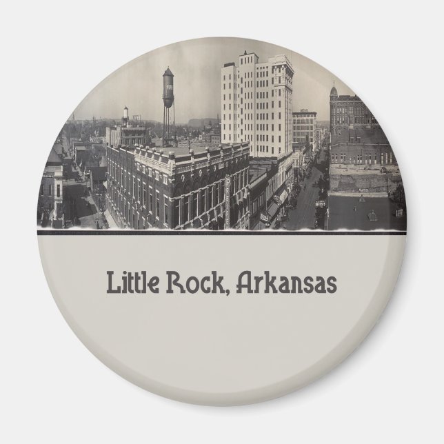 Imã Vintage Little Rock Arkansas (Frente)