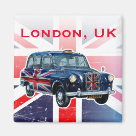 Imã Vintage London Black Taxicab