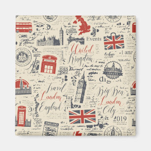 Imã Vintage London Magnet