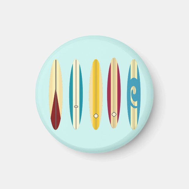 Imã Vintage Longboards (Frente)