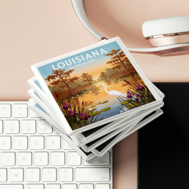 Imã Vintage Louisiana (Criador carregado)