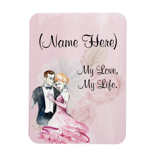 Ímã Vintage Love (Vertical)