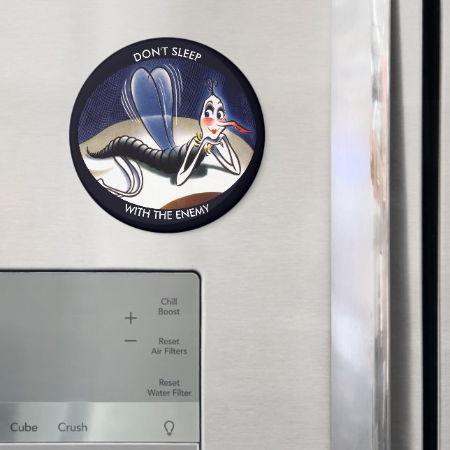Imã Vintage Madam Malaria Mosquito (In Situ (Fridge))