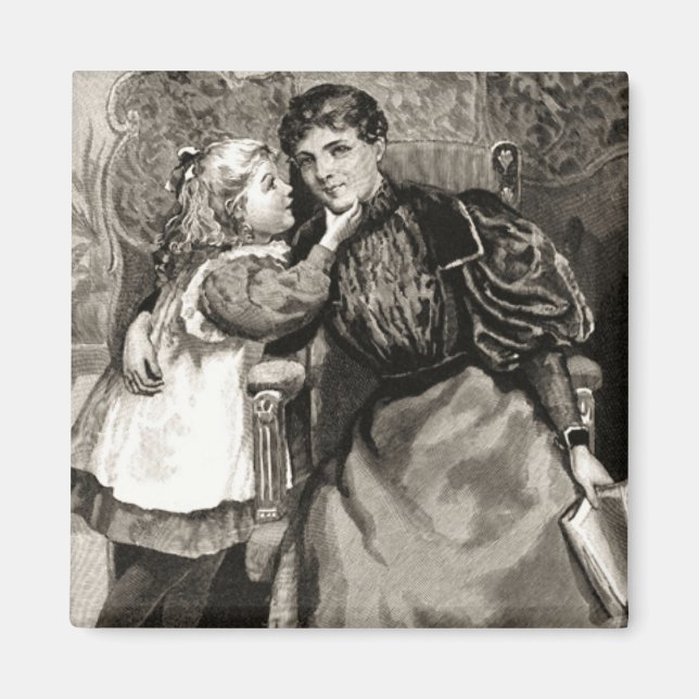 Imã Vintage Madre e Filha (Frente)