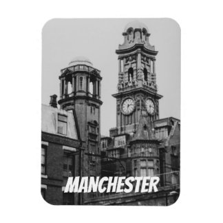 Ímã Vintage Manchester Cityscape England 2001