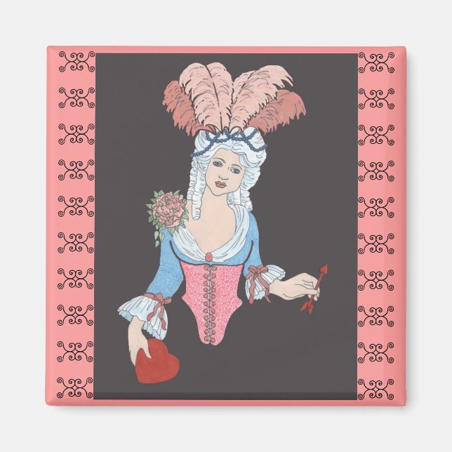 Imã Vintage Marie (Frente)