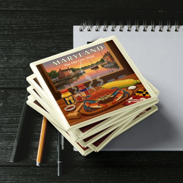 Imã Vintage Maryland (Criador carregado)