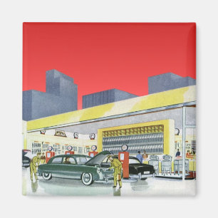 Imã Vintage - Mecânica Automática Completa Garagem d