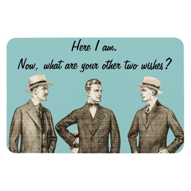 Ímã Vintage Men (Horizontal)