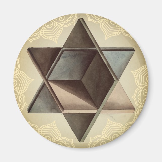 Imã Vintage Merkabah (Frente)