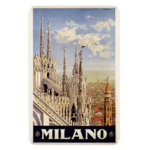 Ímã Vintage Milano Milão Itália imã