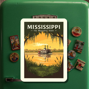 Ímã Vintage Mississippi