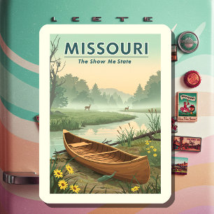 Ímã Vintage Missouri