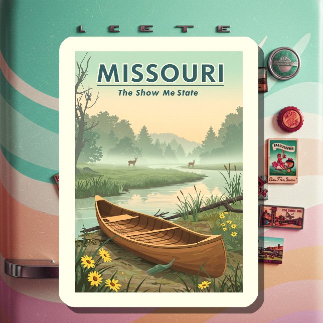 Ímã Vintage Missouri (Criador carregado)