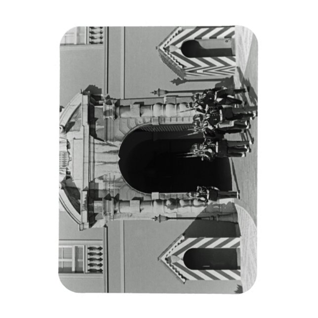 Ímã Vintage Mônaco Principalmente Palácio (Vertical)