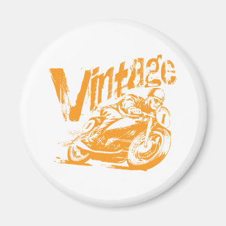 Imã Vintage Motorcycle Racer