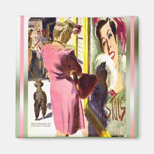 Imã Vintage Movie Star (Frente)