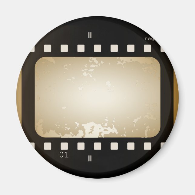 Imã Vintage Movie Strip Film Role Foto (Frente)