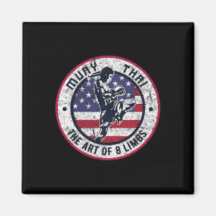 Imã Vintage Muay Thai Karate Boxing Martial Arts