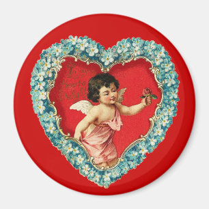 Imã Vintage Namorados Heart