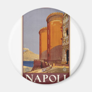 Imã Vintage Napoli Viagem