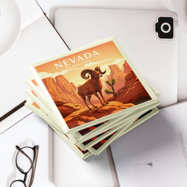 Imã Vintage Nevada (Criador carregado)