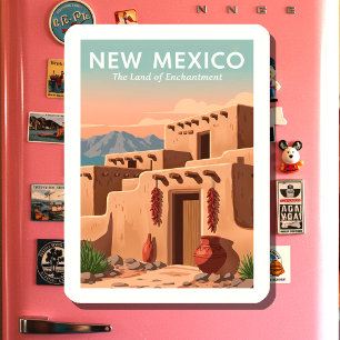 Ímã Vintage Novo México
