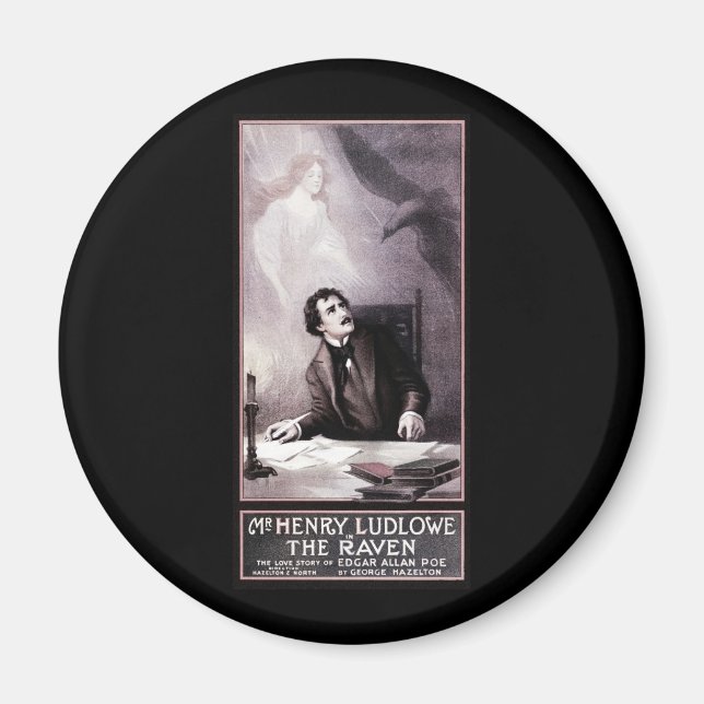 Imã Vintage O Teatral Raven (Frente)