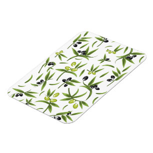 Ímã Vintage Olive Pattern