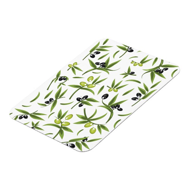 Ímã Vintage Olive Pattern (Left Side)