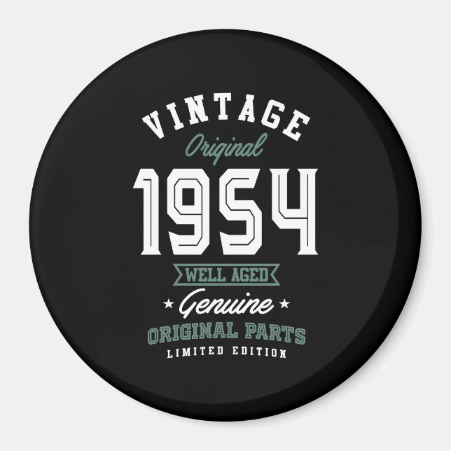 Imã Vintage Original 1954 Bem Idade (Frente)