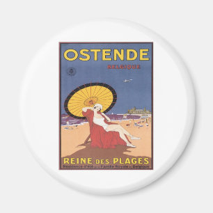 Imã Vintage Ostende Belgique