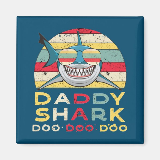 Imã Vintage Pai Shark "Doo Doo Doo" (Frente)