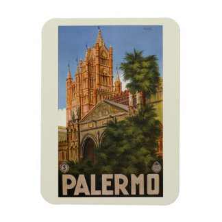Ímã vintage Palermo Sicília viagem italiano