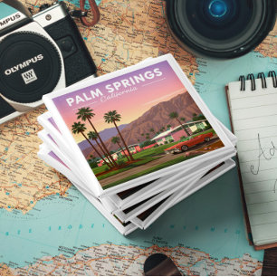 Imã Vintage Palm Primavera California