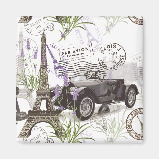 Imã Vintage Paris (Frente)