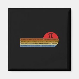 Imã Vintage Pi Day 3.14 - Engraçado Professor De Matem