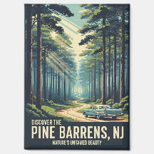 Vintage Pine Barrens New Jersey Viagem