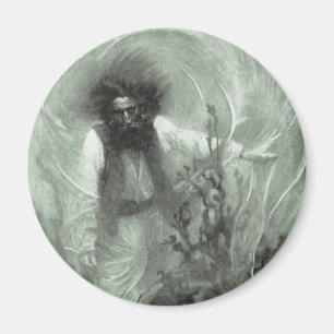 Imã Vintage Pirates, Capitão Goldsack por Howard Pyle