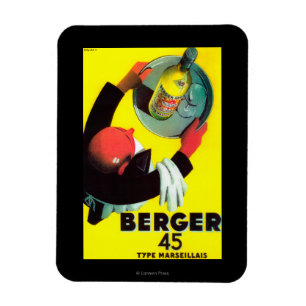 Ímã Vintage PosterEurope de Berger 45