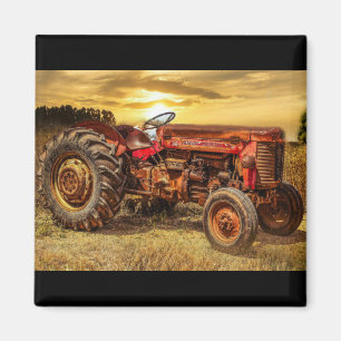 Imã Vintage Red Fazenda Trator