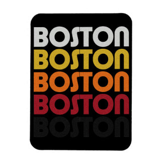 Ímã Vintage Retro Boston Premium Flexi Magnet