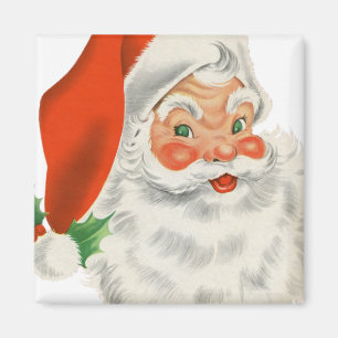 Imã Vintage - Retro Papai Noel