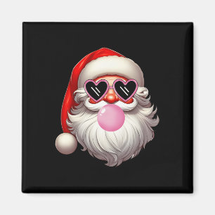 Imã Vintage Retro Papais noeis Bolha de Natal Goma Pin
