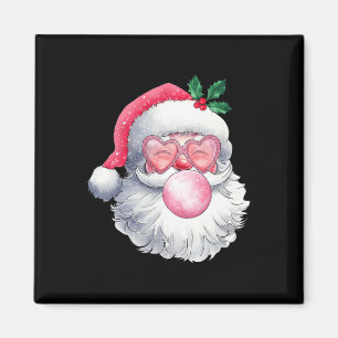 Imã Vintage Retro Papais noeis Bolha de Natal Goma Pin